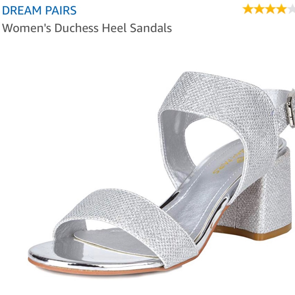 Silver heels